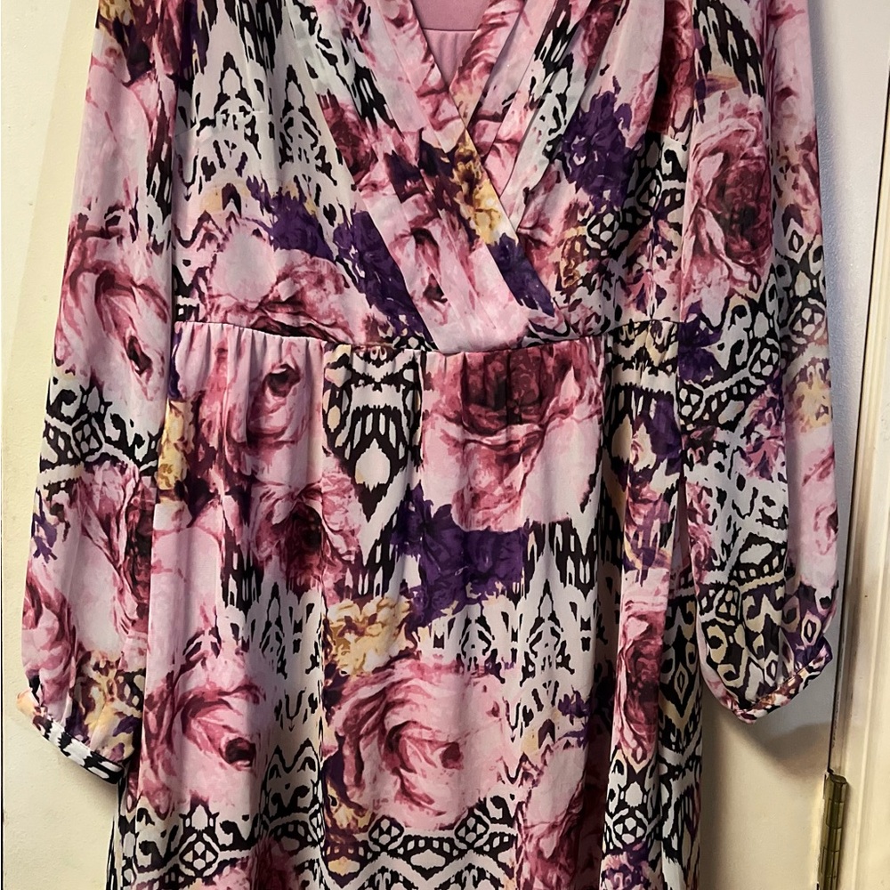 Jessica Simpson ~ Women’s ~ Dress ~ Size 14 ~ Floral ~ Large